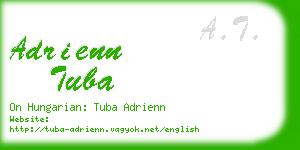 adrienn tuba business card